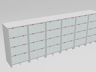 Automated Locker Sub -727 3d model