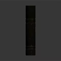 Black Tactical Flashlight With Bright LED Light And Durable Metal Body