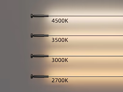 Versatile Wall Washer Lights Featuring 2700K 3000K 3500K 4500K Color Temperatures 3d model