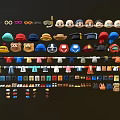 Assorted Fashionable Hats and Clothing Apparel for Various Casual Style Needs
