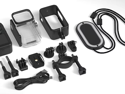 Essential Mobile Digital Accessories Including Cases Stands Chargers And Mounts 3d model
