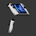Modern game machine ASUS motherboard electronic chicken palm game machine 3d model