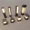 Modern Stylish Outdoor Lights With Various Designs And Illuminated Features