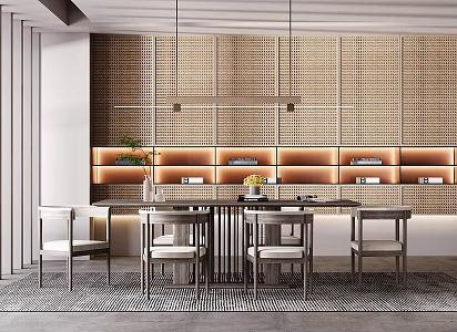 Quiet Restaurant-Quiet Restaurant 3d model
