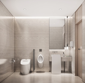 Modern Toilet Room Toilet 3d model