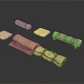 Cloth Rolled Mats And Square Pads As Practical Household Living Items