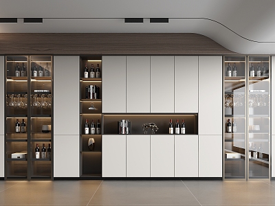 Modern Wine Cabinet model