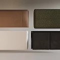 Modern Sofa Back Cushions in Brown Green Beige Black Leather and Fabric Options