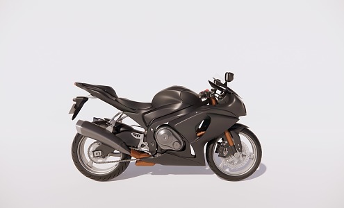 Modern Motorcycle Racing 3d model