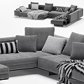 Modern Combination Sofa 3d model