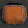 Trendy Orange And Pink Trolley Travel Bag With Rolling Handle For Fashionable Travelers