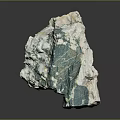 Natural Green And White Stone With Rough Surface And Natural Texture Pattern Material 3d model
