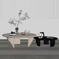 Modern coffee table 3d model