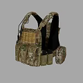 Camouflage Tactical Vests With Multiple Pockets Military Style And Functional Gear