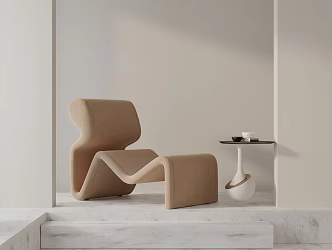 modern leisure chair 3d model
