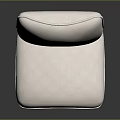 Elegant White Modern Chair With Round Gold Base And Soft Upholstery