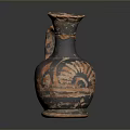 Traditional Handcrafted Terracotta Vase Sculpture With Intricate Carved Floral Design