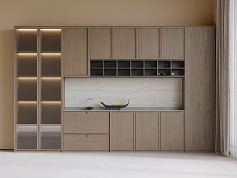Wine Cabinet Sideboard 3d model