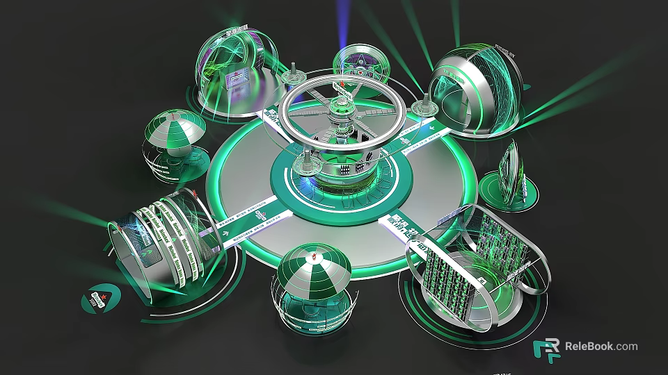 Modern Tobacco and Alcohol Store Interior with Shelves Displaying Alcohol and Tobacco Products 3d model 