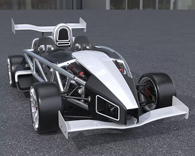 Hyundai Ario Atomic Racing Car 3d model Hyundai Ario Atomic Racing Car 3d model