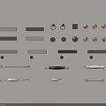 Various Metal Handles With Different Designs Shapes And Decorative Styles For Furniture