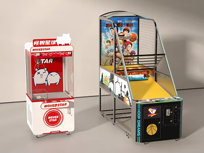 doll machine shooting machine shooting interactive device interactive equipment 3d model