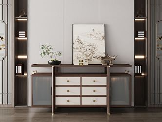 New Chinese Sideboard 3d model