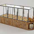 Bread Cabinet Bread Grilled Nakajima Cabinet Bread Combination Bakery Container 3d model