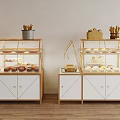 Container Middle Island Cabinet Bread Cabinet Shopping Mall Container Display Cabinet 3d model