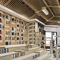 Modern Bookstore 3d model