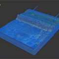 Household Product Layered Structure With Colorful Material Layers And Supportive Design