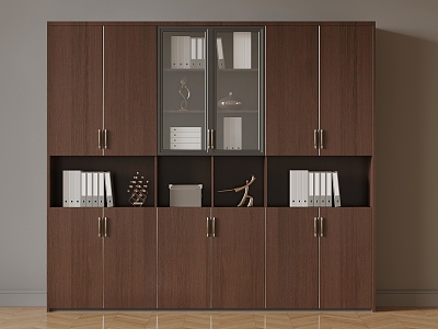 05 Filing Cabinet Modern Office Filing Cabinet Bookcase Locker 3d model