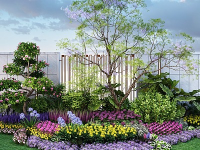 flower bed flower pond flowers and plants combination shrubs flower border flower bushes flowers model