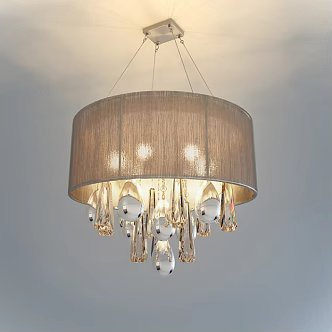 Crystal chandelier 3d model