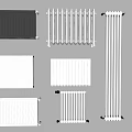 Various Types Of Modern Radiators In Black And White Stylish Designs For Home Heating
