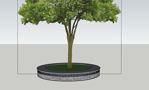 New Chinese Tree Pond 3d model