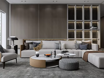 modern living room home living room 3d model
