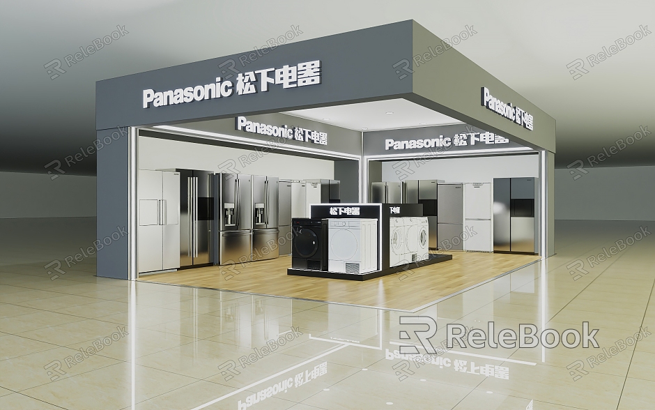 Modern Exhibition Electric Counter Shop model