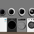 Various Styles Different Colors Tumble Washing Machines Featuring Wall Mounted Small Models