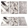 modern square carpet square carpet 3d model