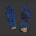 Brown Genuine Leather Gloves With Warm Lining And Natural Texture For Stylish Look