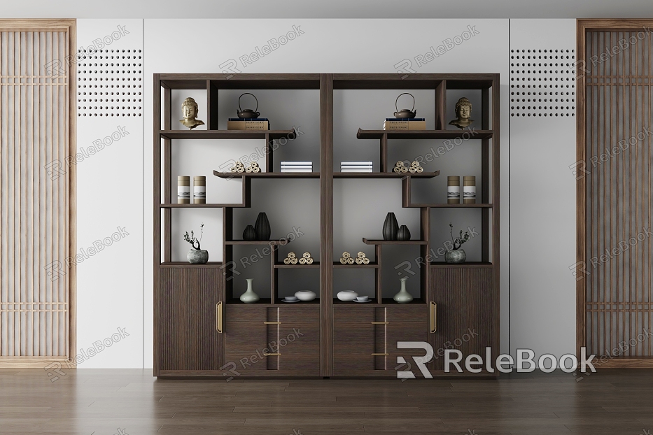 New Chinese Antique Rack model