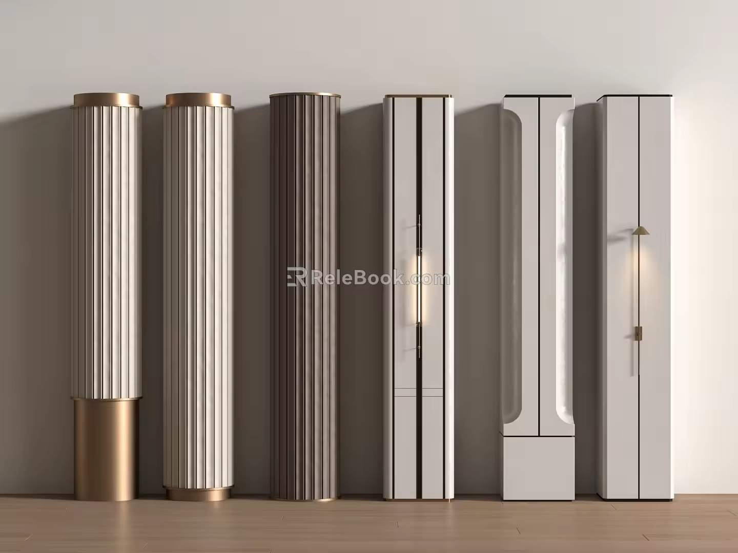 Modern Decorative Columns Pillar Architectural Columns Styling Columns Special-shaped Columns 3d model