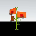 Multiple Backboards Basketball Hoop Sports Equipment For Outdoor Training And Play