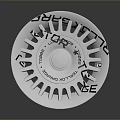 Stylish Car Wheel Rim With Silver Finish And Modern Revolution Spoke Design