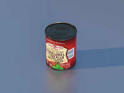 Premium Canned Tuna Fish in Oil 170g High Quality Seafood Food Product 3d model
