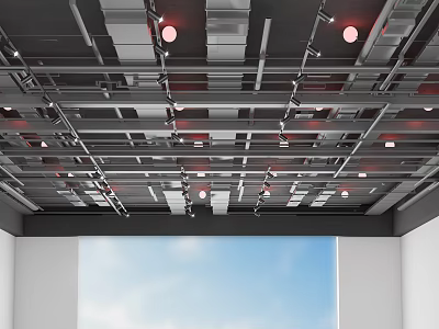 Pipe ceiling 3d model