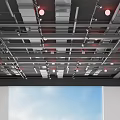 Pipe ceiling 3d model