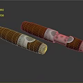 Premium Handmade Cigars With Silver Bands And Colorful Dots Design