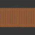 Outdoor Public Chair With Wooden Slats Design And Foldable Frame For Portable Use